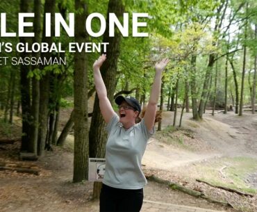 Margaret Sassaman Disc Golf Hole in One | Women's Global Event 2018 | Stafford Woods DGC