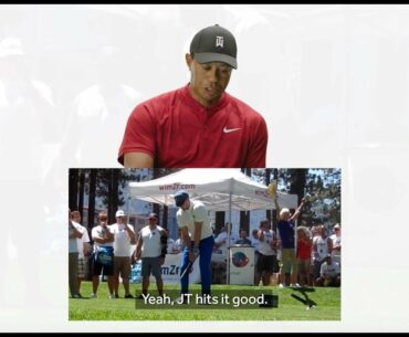 Tiger Woods Gives Justin Timberlake Golf Advice