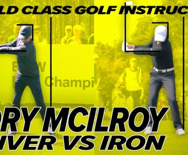 Rory Mcllroy Swing - Driver vs Iron - Incredible Contrast! - Craig Hanson Golf.