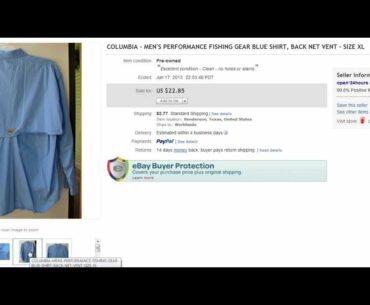 The Clothing Classroom : Episode 2 : Buying And Selling Fishing Shirts on Ebay ~ Raiken Profit