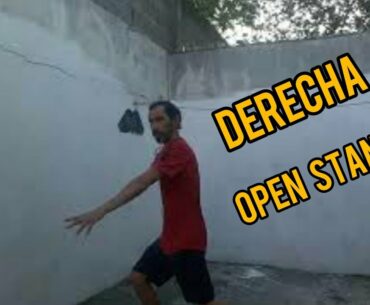 Open stance parado abierto  derecha