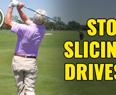 HOW TO STOP SLICING YOUR DRIVER GOLF SWING - 4 CRUCIAL TIPS!