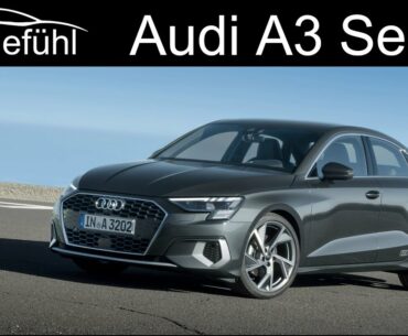 all-new Audi A3 sedan limousine PREVIEW 2020 2021 - Autogefühl