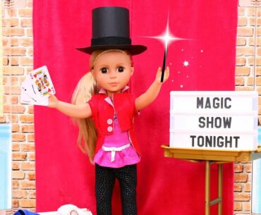 Doll Magic Shop Room with Unicorn Mythical Slime and Play in Dollhouse with Toys!