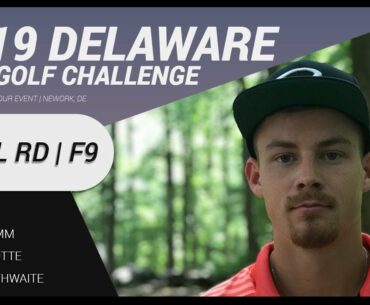 2019 Delaware Disc Golf Challenge | FINAL RD, F9 | Bell, Tamm, Lizotte, Brathwaite