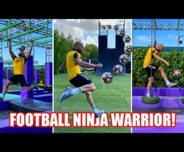 WE MADE A FOOTBALL NINJA WARRIOR - EPIC COMPETITION! (feat. Séan Garnier)