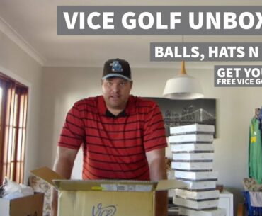 Vice Golf Gear Unboxing - Free Stuff for ME & YOU !!!!!