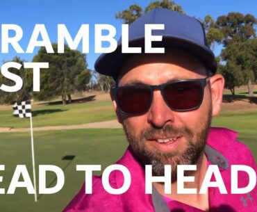 GOLF SCRAMBLE TEST // Taylormade MG2 wedges short game practice