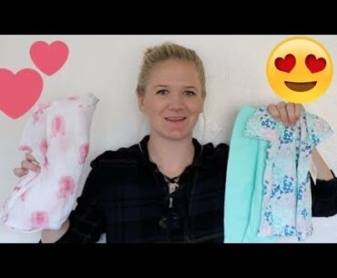 BABY GIRL CLOTHES HAUL! | 8 Months Pregnant