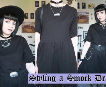 STYLING A SMOCK DRESS - Gothic Casual, Witchy and Grunge