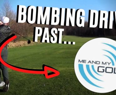 JAMES ROBINSON BOMBING DRIVES PAST "ME & MY GOLF"!