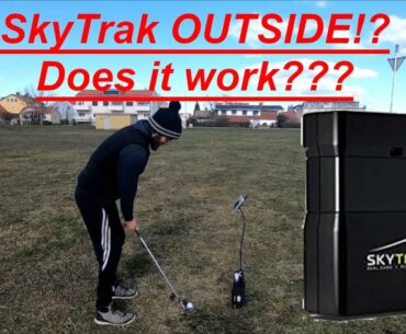 SkyTrak OUTSIDE!? HOW does it PREFORM on short wedges??? 3&1 Golf