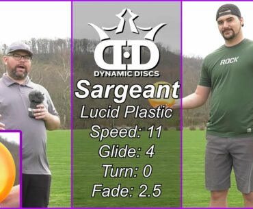 Dynamic Discs Sargeant Review - First Run Lucid Plastic