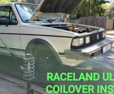 Raceland Ultimo Coilover Install on my MK1 Jetta!