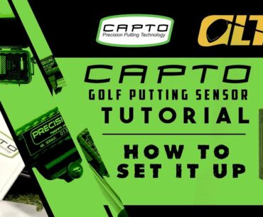 Capto Golf Putter Sensor tutorial - How to set up the Capto