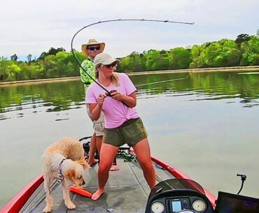 Fishing Wacky Rig SENKOS on Lake Guntersville - Prespawn Conditions