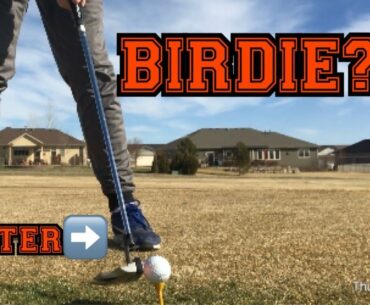 Junior golfer attempts Putter Only Challenge... what will I shoot?