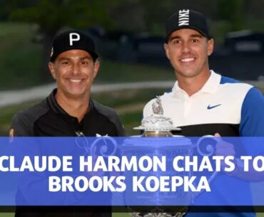 CLAUDE HARMON TALKS WITH BROOKS KOEPKA