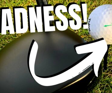 ILLEGAL STRAIGHT FLYING GOLF BALL + 515cc ILLEGAL DRIVER = MADNESS