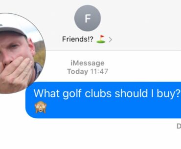 I LET MY FRIENDS DECIDE WHICH NEW GOLF CLUBS I BOUGHT!?