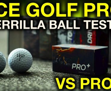 VICE GOLF PRO+ Guerrilla Golf Ball Testing vs Pro-V1