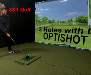 How to play 3 holes on the Optishot 2 golf simulator. The optishot reads the club not the ball...3&1