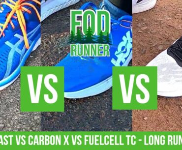 Asics NOVABLAST vs Hoka One One CARBON X vs New Balance FUELCELL TC LONG RUN REVIEW | FOD Runner