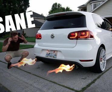 INSANE Mk6 GTI Exhaust! CATLESS and LOUD (MUST WATCH)