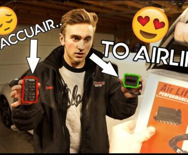 From Accuair to AIRLIFT! WHICH is BETTER? Install + Unboxing + Vlog