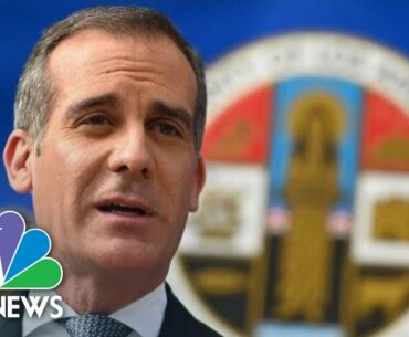 Live: L.A. Mayor Eric Garcetti Gives Coronavirus Update | NBC News