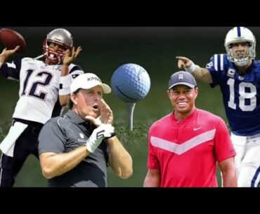 Trash talk for Tom Brady-Phil Mickelson vs. Peyton Manning-Tiger Woods begins