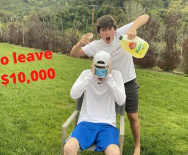 LAST TO LEAVE THE CIRCLE BLINDFOLDED WINS $10,000