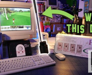 Lockdown Golf with PC Golf Simulator | Nostalgia Nerd