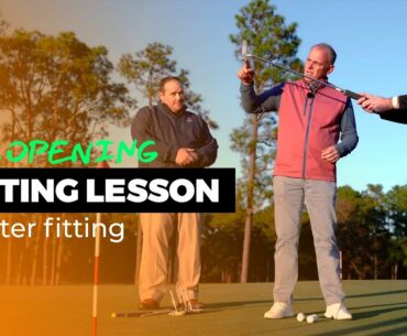 Putting Lesson and Putter Fitting [David Orr + True Spec]