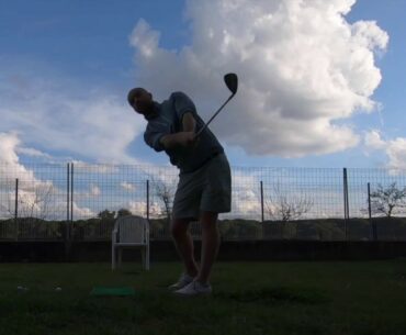 Day 4 - Lockdown golf swing project - Flipping chunky - 24.04