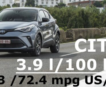 Toyota C-HR 2.0L Hybrid: city fuel consumption (economy), real-life test :: [1001cars]