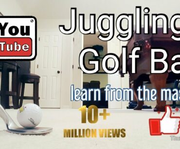 How to juggle a golf ball on your golf club (with tricks involved)