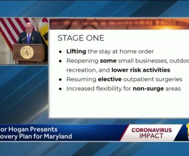 Hogan announces stages to coronavirus recovery plan