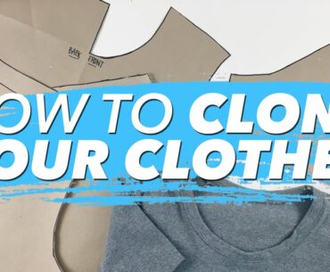 How to Make Patterns from Your Clothes (CLONE YOUR WARDROBE) | WITHWENDY