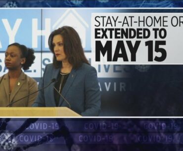 MI Gov. extends stay-home order through May 15, eases rules