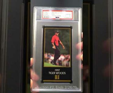 1998 Champions Of Golf Masters Collection Tiger Woods ROOKIE RC PSA 10 (PWCC)