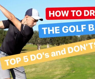 HOW TO DRAW THE GOLF BALL TOP 5 DO'S AND DON'TS