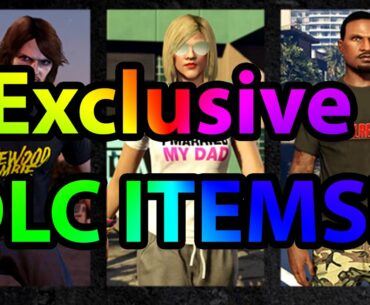 GTA 5 DLC - Unlock Limited Exclusive DLC Items / T-Shirts (GTA V Online DLC Update)