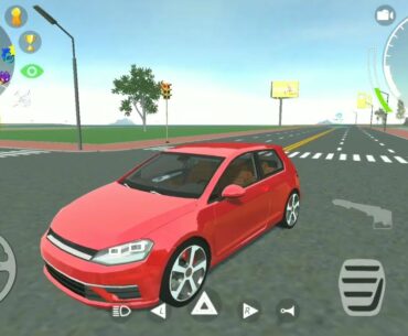 Car Simulator 2 #8 - Red Volkswagen Golf & Tourist routers Car Games Android Gameplay