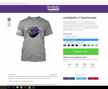 xxSnEaKyPxx T-Shirts and Hoodies! Madden and NBA 2K Stream Tonight!