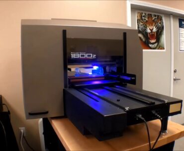 1800z UV LED Printer - One Printer: Phone Cases, Shirts, Bottles, Braille & More