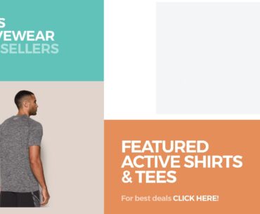 Featured Active Shirts & Tees Men's Activewear Best Sellers