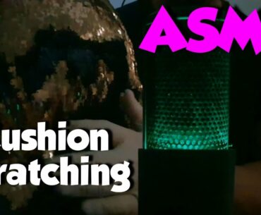 ASMR Latex Gloves & Tingley Plastic Cushion Scratching