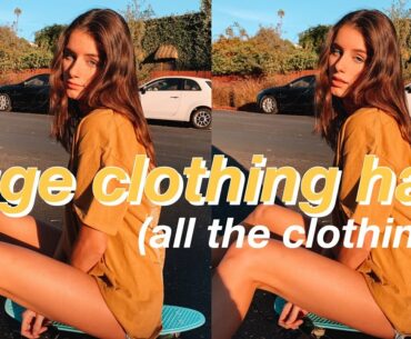 try-on clothing haul (many clothes. all the clothes) | Olivia Rouyre