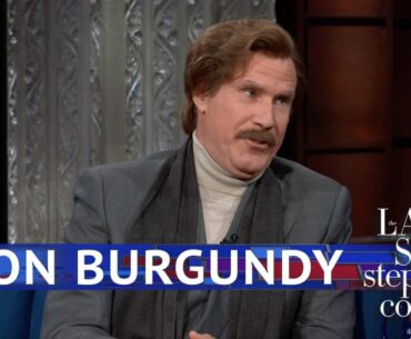 Ron Burgundy Played Golf With Donald Trump
